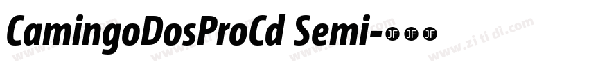 CamingoDosProCd Semi字体转换